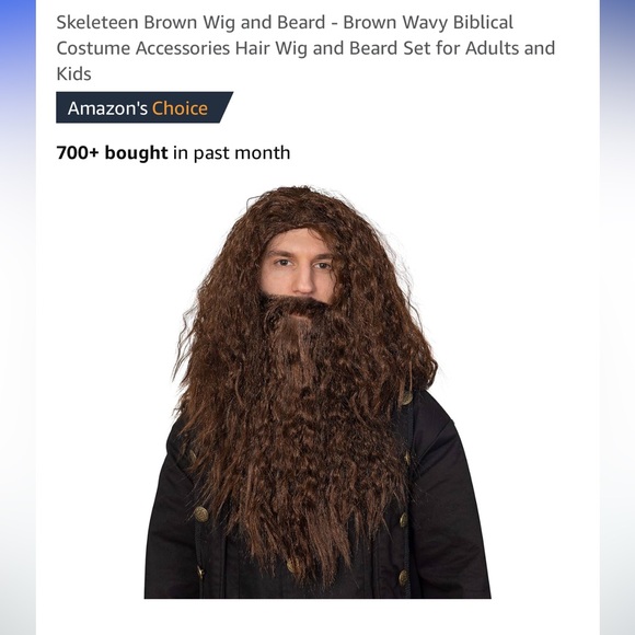 Hagrid costume and beard/wig - Picture 3 of 3